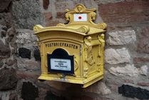 Postbriefkasten für die Welpenbriefe