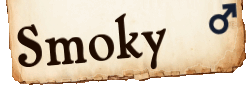Smoky Namensschild